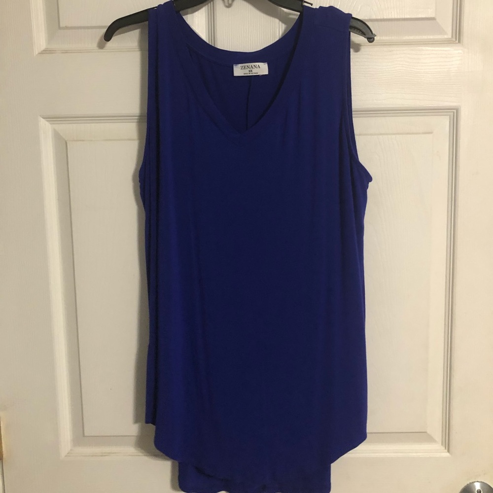 Royal blue tunic